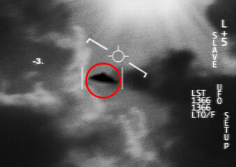 Satellite image, UFO spaceship and view at night with FBI investigation and alien evidence....