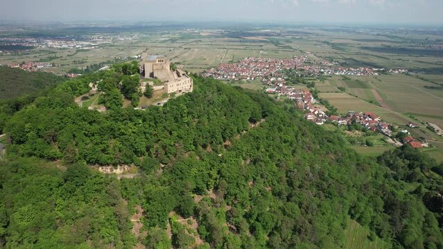 Hambach Castle near the Hambach district of the Rhineland-Palatinate town of Neustadt an der Weinstrasse