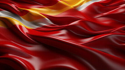 Fototapeta na wymiar 3d illustration of the spain flag waving texture