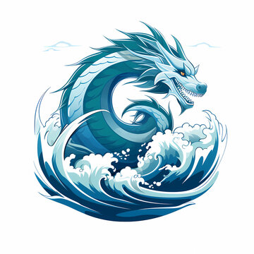 dragon image associated with water elements