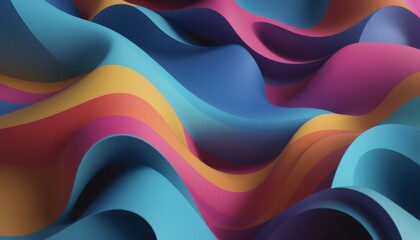 Fototapeta premium abstract background with waves