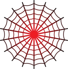 Obraz premium Spider Web vector image or clipart