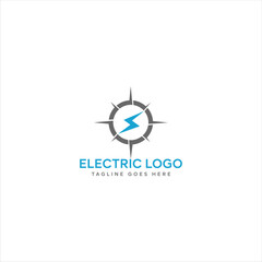 Electric logo template and new logo design