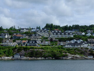 Fototapeta na wymiar Ferry de Flam à Bergen (Norvège)