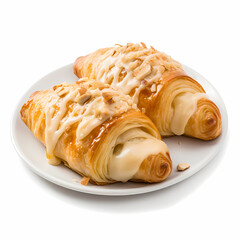 Croissant isolated Generative AI