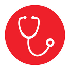 stethoscope and heart icon, stethoscope icon
