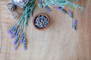 Lavender Flowers & Dried