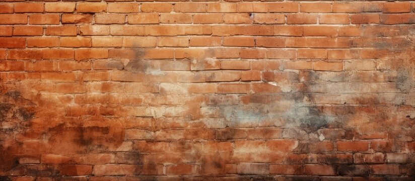 Brick wall background with free copy space for product or advertisement design