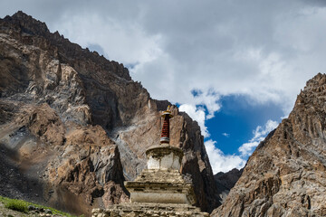 Stupa at Lingshed, Ladakh, India