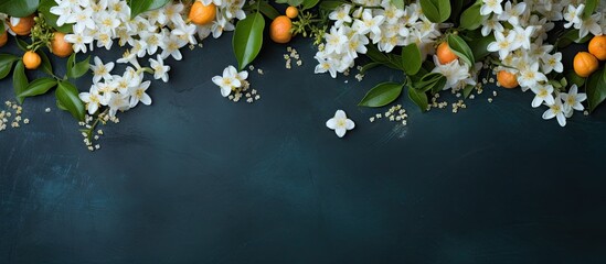 Osmanthus fragrans with oranges