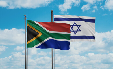 Israel and South Africa flag