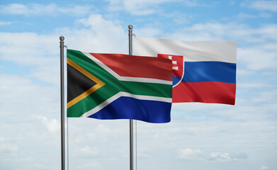 Slovakia and South Africa flag