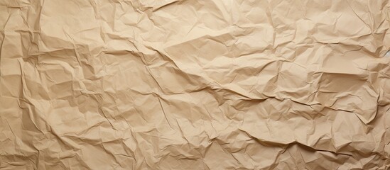 Fototapeta premium Beige paper background that is wrinkled and aged