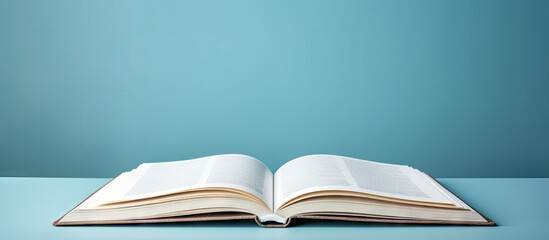 Close up of a white book with space for copying representing education