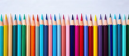 Abstract background with negative space or copy space using coloring pencils
