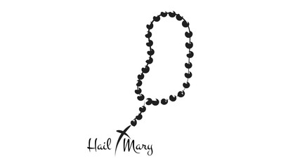 Christian faith, Christian Design for print or use as poster, card, flyer or T Shirt