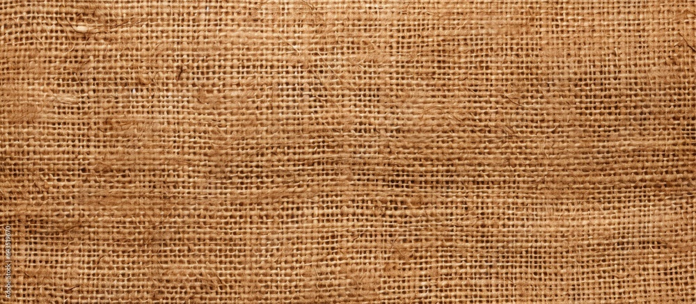 Poster burlap texture background with beige and brown flecks suitable for text decoration