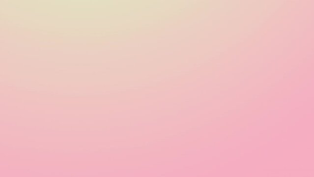 A peachy pastel backdrop of slowly rotating shades (light purple, lilac, ivory, green).