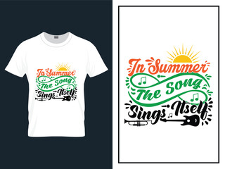 Summer time beach t-shirt design vector illustration, Vector summer day t shirt design