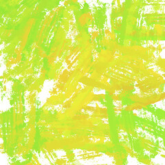 Abstract autumn forest background green yellow colour leaf effect on white texture