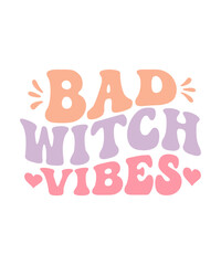 Halloween retro svg design