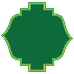 Islamic Border Shape
