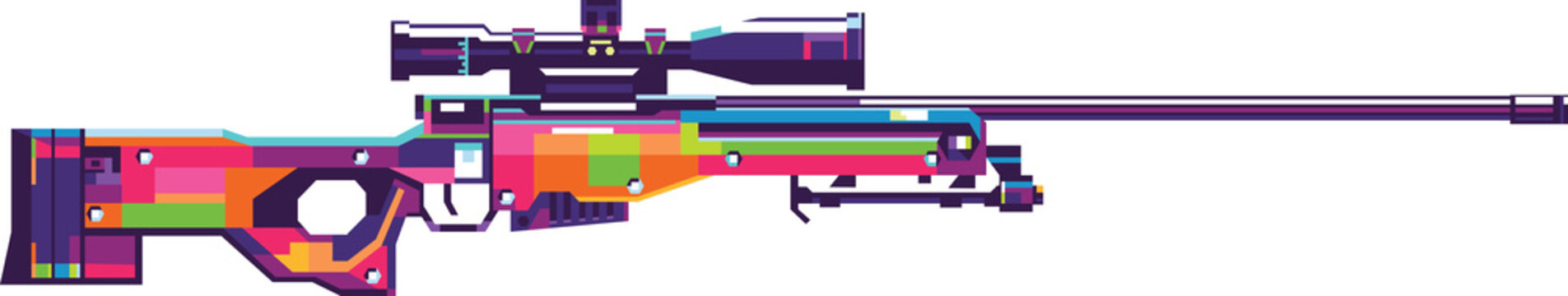 Colorful illustration of AWM