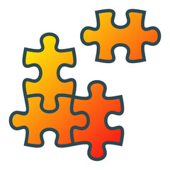 Obraz premium Puzzle Icon