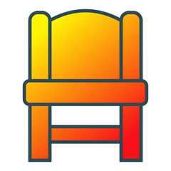 Fototapeta premium Baby chair Icon