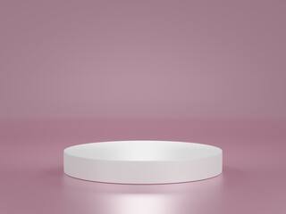 cream container on white