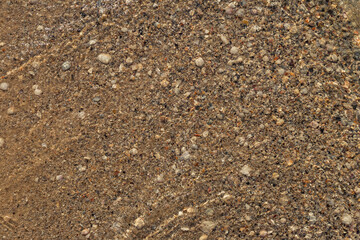 seashore texture closeup top view