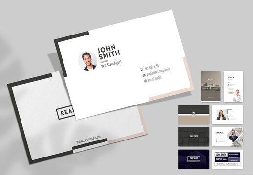 Real State Print Business Card Set