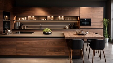 modern kitchen interior