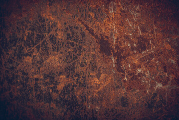 rusty metal background.