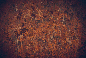 rusty metal background.