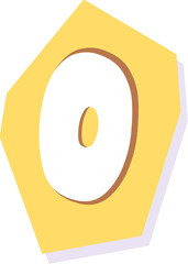 Cutout letter O