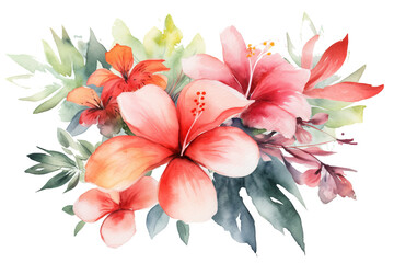 Watercolor flower PNG - beautiful floral designs with transparent background