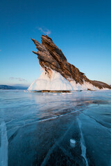 Lake Baikal in winter