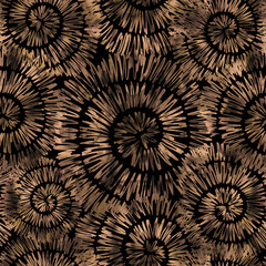 Circles. Spirals. Zigzags. Mandala. natural colors. Striped print. Vest. Pattern for the interior....