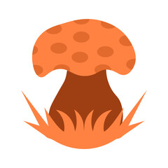 autumn collection, late autumn landscape, vector illustration