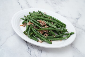 stir fried long bean