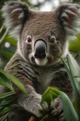 koala in tree