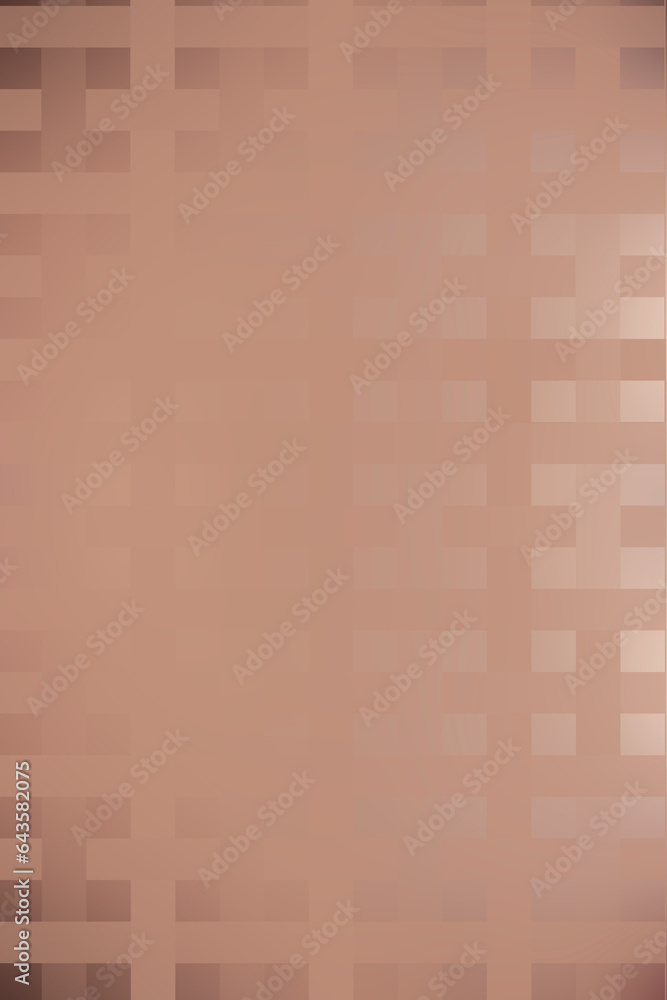 Wall mural abstract blurred shiny on light brown gradient mesh with geometric seamless background. vertical bac