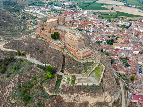 The Templar castle of Monzon. Huesca