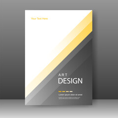 Brochure template layout design. Annual report, catalog, Corporate business. Simple Flyer promotion. magazine. Vector illustration