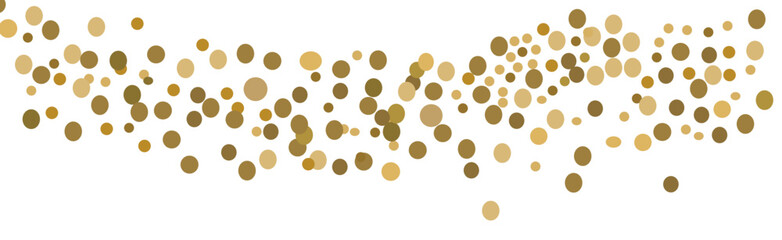 Vector abstract brown background frame from geometric shapes. Circular ornament. Pattern of dots, particles, molecules, fragments. Poster for technology, presentation, business.