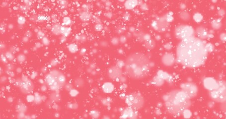 pink background with bubbles