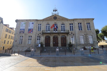 La mairie, vue de l'extérieur, ville de Auch, département du Gers, France