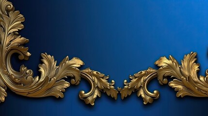 royal blue background design, with copy space
