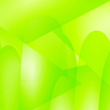quadrat enth&auml;lt gelbe und gelbgr&uuml;ne sich &uuml;berschneidende Fl&auml;chen begrenzt durch b&ouml;gen und geraden, modern art, HD-hintergrund